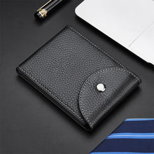 Load image into Gallery viewer, Male Large Capacity Portable Card Bag Cowhide Wallet Multi Card Wallet Bus Card Credit Card Bank Card Holder