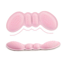 Load image into Gallery viewer, 1 Pair Glue Dispensing Butterfly Shaped Heel Stickers Anti-abrasion Anti-skid Sponge Heel Stickers Anti-drop Heel Pads
