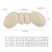 Load image into Gallery viewer, 1 Pair Glue Dispensing Butterfly Shaped Heel Stickers Anti-abrasion Anti-skid Sponge Heel Stickers Anti-drop Heel Pads
