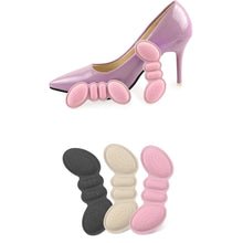 Load image into Gallery viewer, 1 Pair Glue Dispensing Butterfly Shaped Heel Stickers Anti-abrasion Anti-skid Sponge Heel Stickers Anti-drop Heel Pads