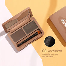 Load image into Gallery viewer, Three Dimensional Two-color Eyebrow Powder Waterproof Sweatproof Long Lasting Eyebrow Powder Cosmetic