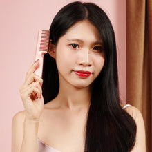 Load image into Gallery viewer, Portable USB Interface Straight Hair Comb Constant Temperature Multi-function Hair Straightener Dual-purpose Curling Iron Hair Style Tool