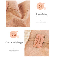 Load image into Gallery viewer, Suede Plush Thickened Touch Screen Warm Gloves Winter Warm Cold Proof Gloves Comfortable Soft Fabric Gloves for Women