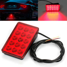 Load image into Gallery viewer, Universal Car 15 LED 3rd Third Rear Strobe Flashing Tail Brake Stop Light Lights Signal Lamp Car Accessories F1 Style