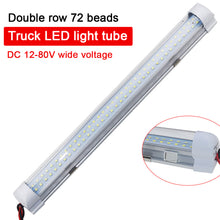 Load image into Gallery viewer, 12V-85V LED 72LED Car Interior Light Lamp Strip Bar On/Off Switch for Van Lorry Truck Camper Caravan Camping RV Caravan