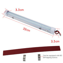 Load image into Gallery viewer, 12V-85V LED 72LED Car Interior Light Lamp Strip Bar On/Off Switch for Van Lorry Truck Camper Caravan Camping RV Caravan