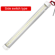 Load image into Gallery viewer, 12V-85V LED 72LED Car Interior Light Lamp Strip Bar On/Off Switch for Van Lorry Truck Camper Caravan Camping RV Caravan