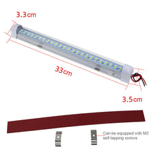 Load image into Gallery viewer, 12V/24V LED 48LED Car Interior Light Lamp Strip Bar On/Off Switch for Van Lorry Truck Camper Caravan Camping RV Caravan