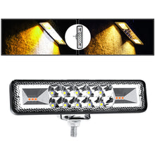 Load image into Gallery viewer, 48W LED Bar Double Color Off Road Spotlight 12V LED Work Light Light Bar For Truck Tractor SUV ATV