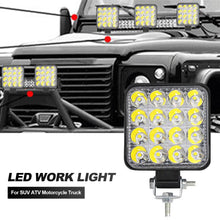 Load image into Gallery viewer, 1Pc 48W Car Light 12V LED 4X4 Headlight Offroad Work Light Bar Tractor Spotlights For SUV ATV Motorcycle Truck