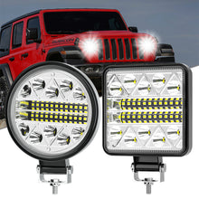 Load image into Gallery viewer, 1Pc 102W Car 34SMD LED Spotlight Work Light Bar For Tractor SUV Truck Driving Fog Lamp 3030 Headlights