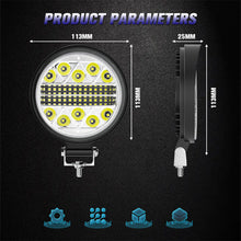 Load image into Gallery viewer, 1Pc 102W Car 34SMD LED Spotlight Work Light Bar For Tractor SUV Truck Driving Fog Lamp 3030 Headlights