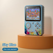 Load image into Gallery viewer, 500 Games Mini Handheld Video Game Console Retro Portable 3.5-inch Screen LCD Kids Color Student Card Machine Two Roles Gamepad