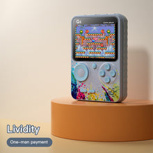 Load image into Gallery viewer, 500 Games Mini Handheld Video Game Console Retro Portable 3.5-inch Screen LCD Kids Color Student Card Machine Two Roles Gamepad