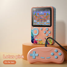 Load image into Gallery viewer, 500 Games Mini Handheld Video Game Console Retro Portable 3.5-inch Screen LCD Kids Color Student Card Machine Two Roles Gamepad
