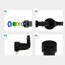 Load image into Gallery viewer, Car Fuel Line Rubber Hose Coupler 7.89/9.89/ Auto Fuel Line Hose Coupler Quick Release Connect Connector Accessories