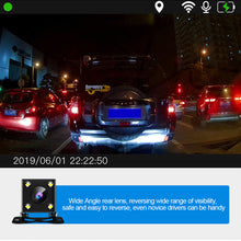 Load image into Gallery viewer, 3-Lens 1080P 2.0inch Car DVR HDInside Vehicle Dash CamThree Way Camera DVRs Recorder Video Registrator Dashcam Camcorder