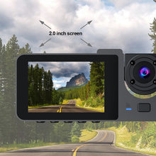 Load image into Gallery viewer, 3-Lens 1080P 2.0inch Car DVR HDInside Vehicle Dash CamThree Way Camera DVRs Recorder Video Registrator Dashcam Camcorder