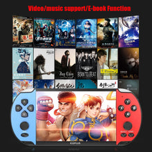 Load image into Gallery viewer, X12 Plus Handheld Game Console 5.1''/7.1'' Portable Video Game HD Screen Retro Game Console for NES/GBA Built-in 10000 Games