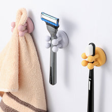 Load image into Gallery viewer, Self Adhesive Silicone Hook Seamless Razor Holder Bathroom Wall Kitchen Door Hangers Punch-Free Toothbrush Hanger Towel Rack Storage Hooks