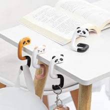 Load image into Gallery viewer, Cute Animal Hook Portable Handbag Holder Free Punching Purse Hanger Removable Decorative Table Hooks Wall Hangers Side Hooks Bathroom Room Clothes Sundries Rack