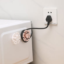Load image into Gallery viewer, 2pcs/set Plug Holder Wire Winder Coil Storage Traceless Hook Punch-free Wire Manager Home Finishing for Bathroom Kitchen