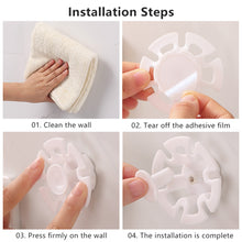 Load image into Gallery viewer, 2pcs/set Plug Holder Wire Winder Coil Storage Traceless Hook Punch-free Wire Manager Home Finishing for Bathroom Kitchen