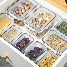 Load image into Gallery viewer, Refrigerator Storage Box Square Sealed Box With Drain Basket Fridge Organizer Food Container Fresh Vegetable Box Durable Kitchen Fresh-keeping Box