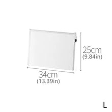 Load image into Gallery viewer, A4 A5 A6 Document Bag Transparent File Folders Convenient Clear Nylon Mesh Storage Bag with Zipper Stationery Organizer School Supplies