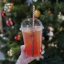Load image into Gallery viewer, 25Pcs Christmas Paper Straws Disposable Biodegradable Drinking Straw Snowflake Xmas Tree Decoration for New Year Wedding Birthday Party Event Supplies