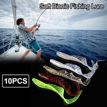 Load image into Gallery viewer, 10 PCS/Package Rubber bugs Twist The Tail Fishing Bait Fishing Equipment Fishing Bait