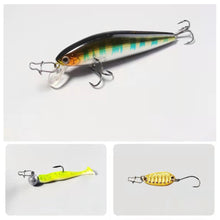 Load image into Gallery viewer, 100pcs Stainless Steel Fishing Connector Fast Clip Lock Snap Swivel Solid Rings Safety Snaps Fishing Hook Tool Snap