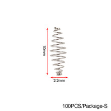 Load image into Gallery viewer, 50/100pcs Fishing Spring Feeder Cage Carp Hair Rig Combi Rigs Floating Feeder Accessory Stops S M L Carp Fishing Tackle