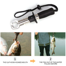 Load image into Gallery viewer, 15.5/17.5/21CM Stainless Steel Fishing Gripper Professional Fish Grip Lip Clamp Grabber Folding Pliers Fishing Equipment