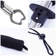 Load image into Gallery viewer, 15.5/17.5/21CM Stainless Steel Fishing Gripper Professional Fish Grip Lip Clamp Grabber Folding Pliers Fishing Equipment