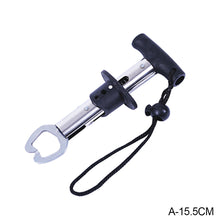 Load image into Gallery viewer, 15.5/17.5/21CM Stainless Steel Fishing Gripper Professional Fish Grip Lip Clamp Grabber Folding Pliers Fishing Equipment