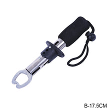 Load image into Gallery viewer, 15.5/17.5/21CM Stainless Steel Fishing Gripper Professional Fish Grip Lip Clamp Grabber Folding Pliers Fishing Equipment