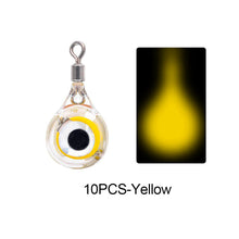 Load image into Gallery viewer, 10/20Pcs Mini Fishing Lure Light LED Deep Drop Underwater Eye Shape Fishing Squid Fishing Bait Luminous Lure for Attracting Fish