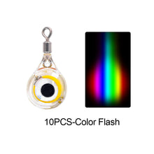 Load image into Gallery viewer, 10/20Pcs Mini Fishing Lure Light LED Deep Drop Underwater Eye Shape Fishing Squid Fishing Bait Luminous Lure for Attracting Fish