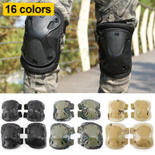 Load image into Gallery viewer, Military Tactical Knee Pad Elbow CS Protector Army Airsoft Outdoor Sport Hunting Kneepad Safety Gear Knee Protective Pads