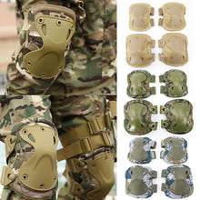 Load image into Gallery viewer, Military Tactical Knee Pad Elbow CS Protector Army Airsoft Outdoor Sport Hunting Kneepad Safety Gear Knee Protective Pads
