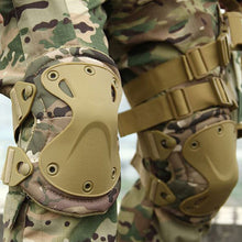 Load image into Gallery viewer, Military Tactical Knee Pad Elbow CS Protector Army Airsoft Outdoor Sport Hunting Kneepad Safety Gear Knee Protective Pads