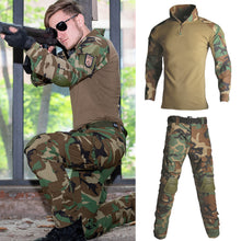 Load image into Gallery viewer, Military Pant Men Tactical Military Airsoft Clothes Suits Uniform Training Suit Camouflage Hunting Shirts Pants Paintball Sets