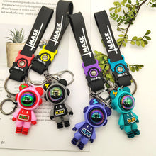 Load image into Gallery viewer, Cute Cartoon Lightning Bear Keychain Astronaut Bear Doll Keyring Bag Pendant Couple Car Keyholder Creative Bag Charm Accessories