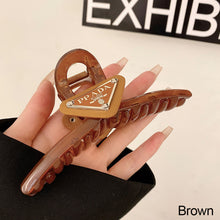 Load image into Gallery viewer, Personalized Korean Super Fairy Mesh Flower Feather Clip Fashionable Clamp Back Head Plate Hair Shark Hairpin Apparel Accessories