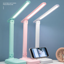 Load image into Gallery viewer, USB Rechargeable Table Lamp Eyes Protection Touch Dimmable LED Light Student Dormitory Bedroom Reading Desk Lamp