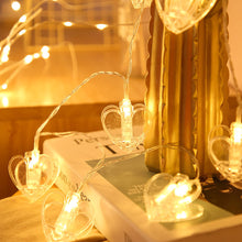 Load image into Gallery viewer, Heart/Star Photo Clip LED String Lights Christmas Valentine's Day Decoration Fairy Lights String Party Room Decoration Wall Lights Garland