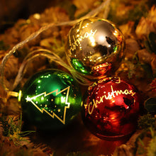 Load image into Gallery viewer, Christmas Flickering Light String Battery USB Red Green Star Ball String Lights Home Party Decor Lights Garland