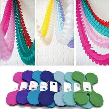 Load image into Gallery viewer, 3.6M Multicolor Four Leaf Clover Paper Garland Birthday Baby Shower Wedding Party Decoration Supplies