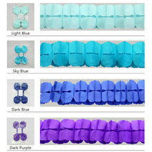 Load image into Gallery viewer, 3.6M Multicolor Four Leaf Clover Paper Garland Birthday Baby Shower Wedding Party Decoration Supplies